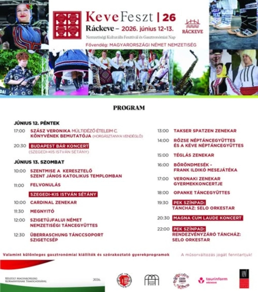 Ráckeve Nemzetiségi Gasztrofesztivál